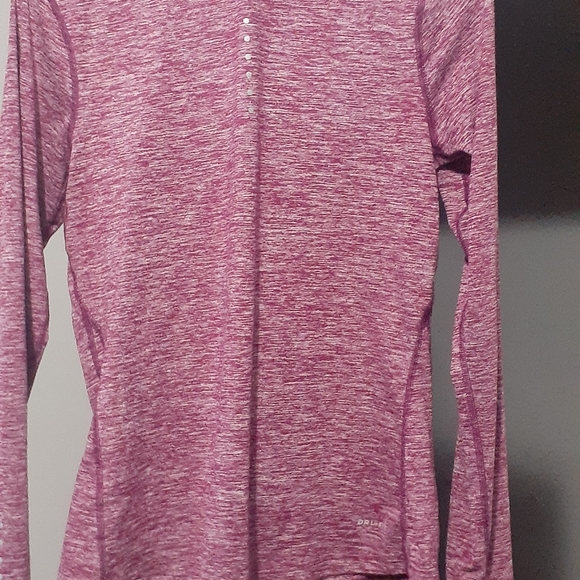 Nike Running Dri-Fit 1/4 Quarter Zip Long Sleeve Top Womens - Picture 2 of 6